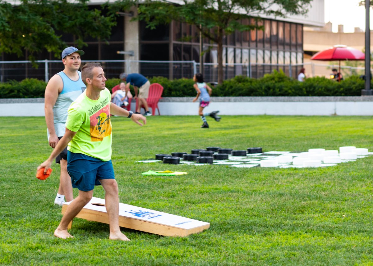 downtownakron's tweet image. Inside u beats the heart of a champion. A champion of cornhole. You know it. We know it. Show the world: register for Cornhole Clash on Cascade, a weekly league from by Summit Sports &amp;amp; Social. Prizes, cheesy (major award) trophies, fun: summitsports.social/cornhole/ #akron #cornhole
