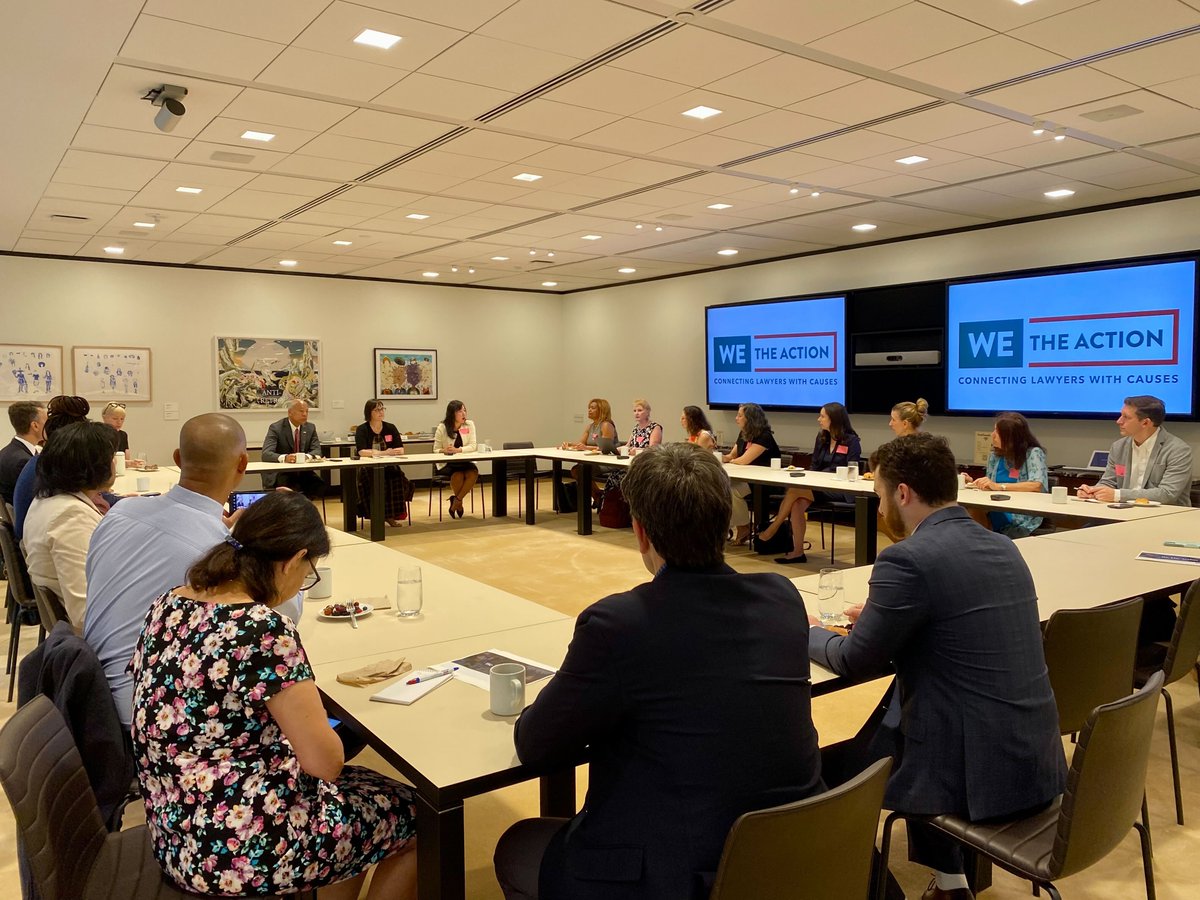 WeTheAction's tweet photo. We are so grateful for the timely and important conversation on protecting democracy and the rule of law with former Secretary Jeh Johnson.

This enlightening discussion has inspired and motivated us to continue to promote a fair and equitable society. https://t.co/rrxvROZeA4