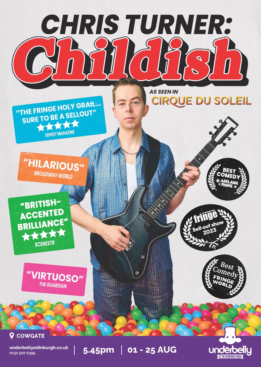 Chris Turner (@chrispjturner) on Twitter photo Performing this delight of a show for the whole of August in Edinburgh at <a href="/FollowTheCow/">Underbelly Edinburgh</a> - tickets on sale now, see you there.
underbellyedinburgh.co.uk/events/event/c… Performing this delight of a show for the whole of August in Edinburgh at <a href="/FollowTheCow/">Underbelly Edinburgh</a> - tickets on sale now, see you there.
underbellyedinburgh.co.uk/events/event/c…