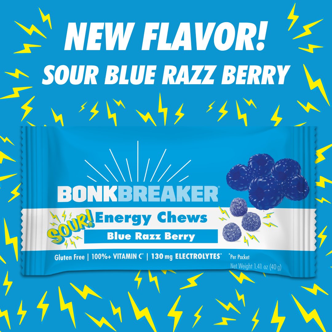 Allow us to introduce our summer exclusive flavor: SOUR BLUE RAZZ BERRY! ⚡

Distinctly nostalgic, Sour Blue Razz Berry is perfectly coated with a  ⚡zap⚡ of sour dusting. It tastes like a summertime blue raspberry slushy.

l8r.it/bI0I