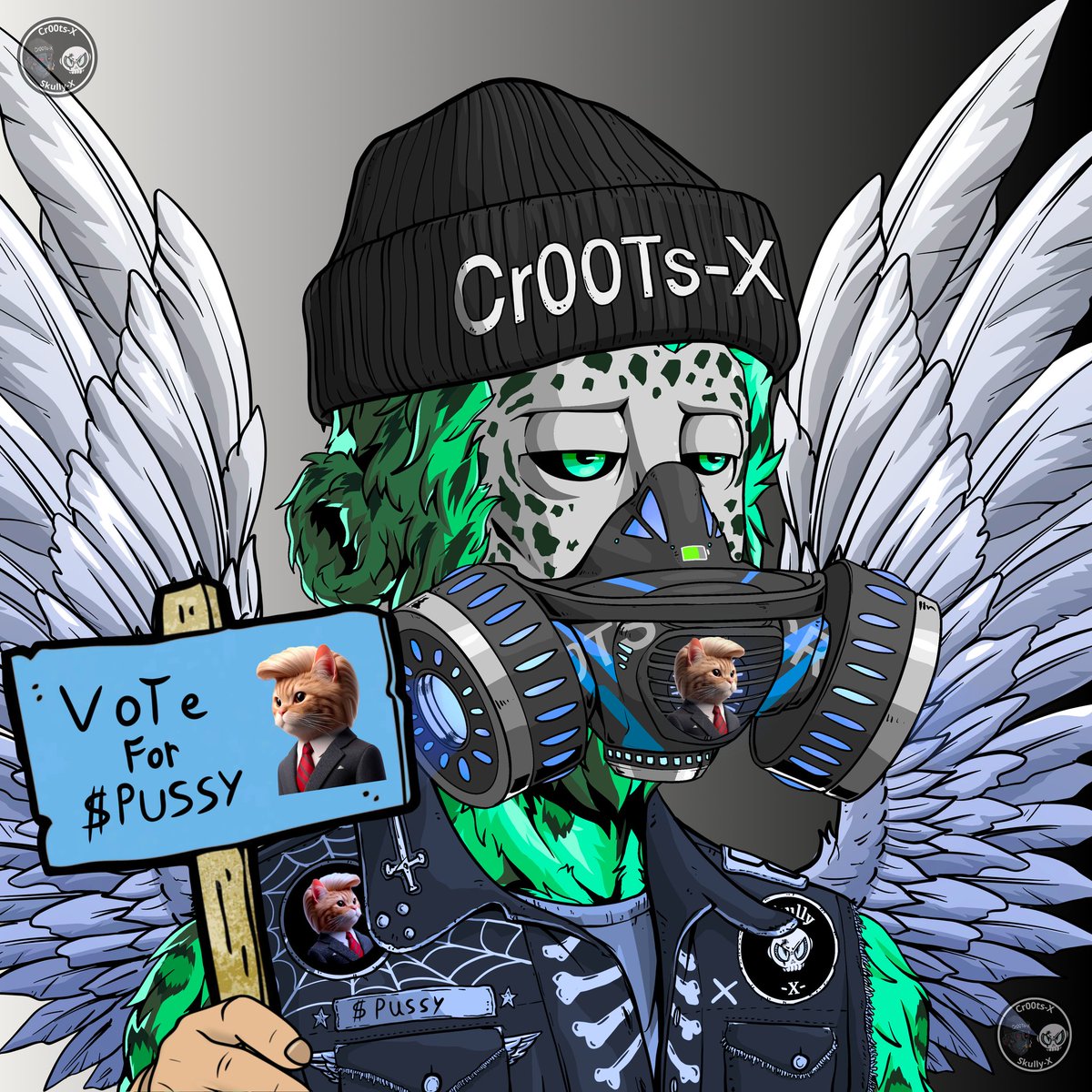 GrabKitty's tweet photo. 📣@Cr00tsNFT and #theXlabs platform for made these sick traits for us!!! 

Build your own at https://t.co/By7lA9eEbF and post them in the comments below! 

♥️ Like
🔄 Retweet
🗨 Tag 3 #crofam 
✅️ Follow @GrabKitty &amp; @Cr00tsNFT

🎁 Most liked one: 100k $pussy

$puush $moon $fftb https://t.co/BeXftWLG7W