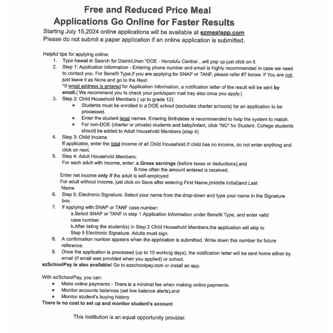 LokelaniInt's tweet photo. Lunch applications for the upcoming school year open TODAY!
Please use this link to access https://t.co/0v3nqrVBG2 website. https://t.co/b7kZMUjuFR
