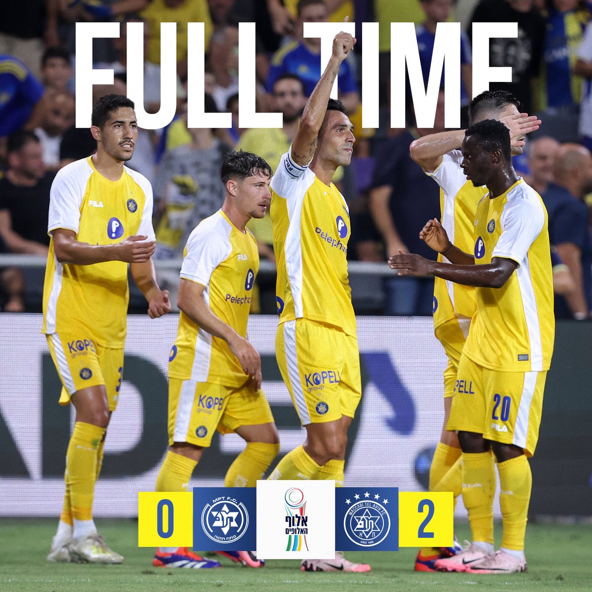 MaccabiTLVFC's tweet image. פותחים עונה עם תואר: מכבי זכתה באלוף האלופים! 🏆