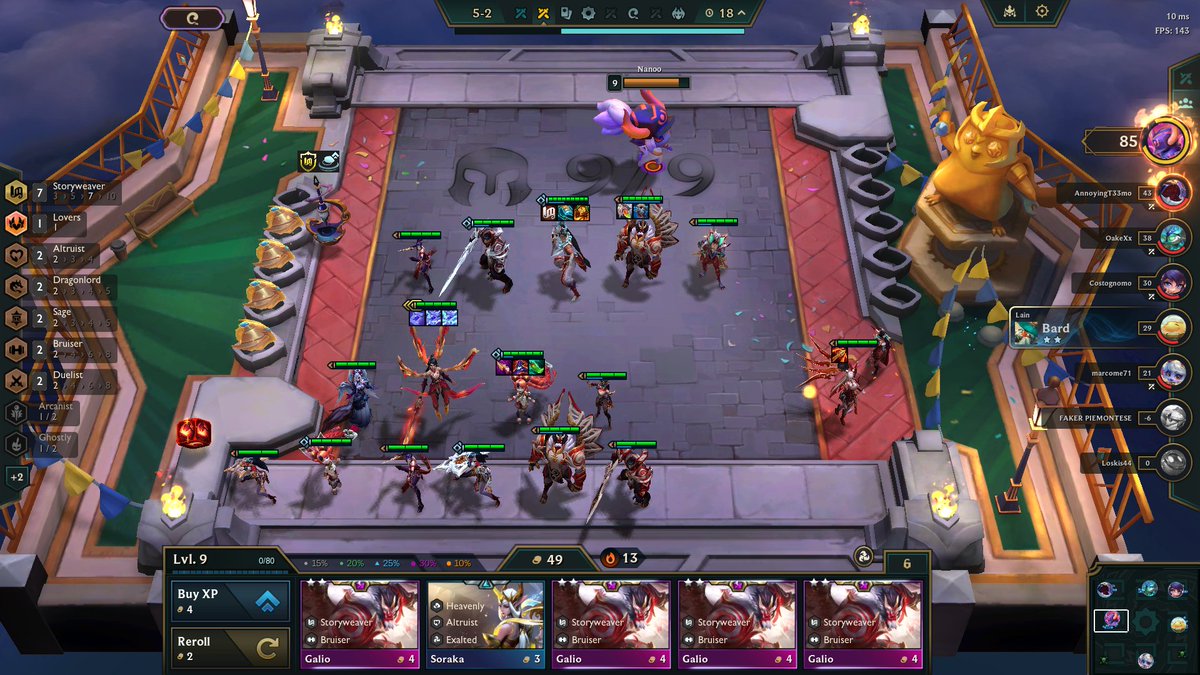 nanoo2go's tweet image. Teamfight Tactics again