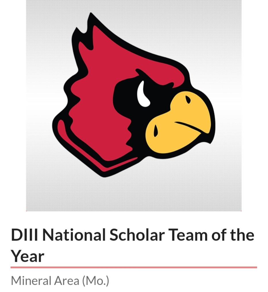 2nd year in a row for the <a href="/MACRunningCards/">MAC CC/Track</a> Men's T&amp;F team to win <a href="/USTFCCCA/">USTFCCCA</a> DIII Scholar team of the year!
<a href="/MAC_Cards/">Mineral Area Athletics</a> 
<a href="/MineralAreaCC/">Mineral Area College</a> 
<a href="/MyMoInfoSports/">KTJJ/KREI Sports</a> 
<a href="/KFMOsports/">KFMOsports</a> 
<a href="/MattKing_Sports/">Matt King</a>