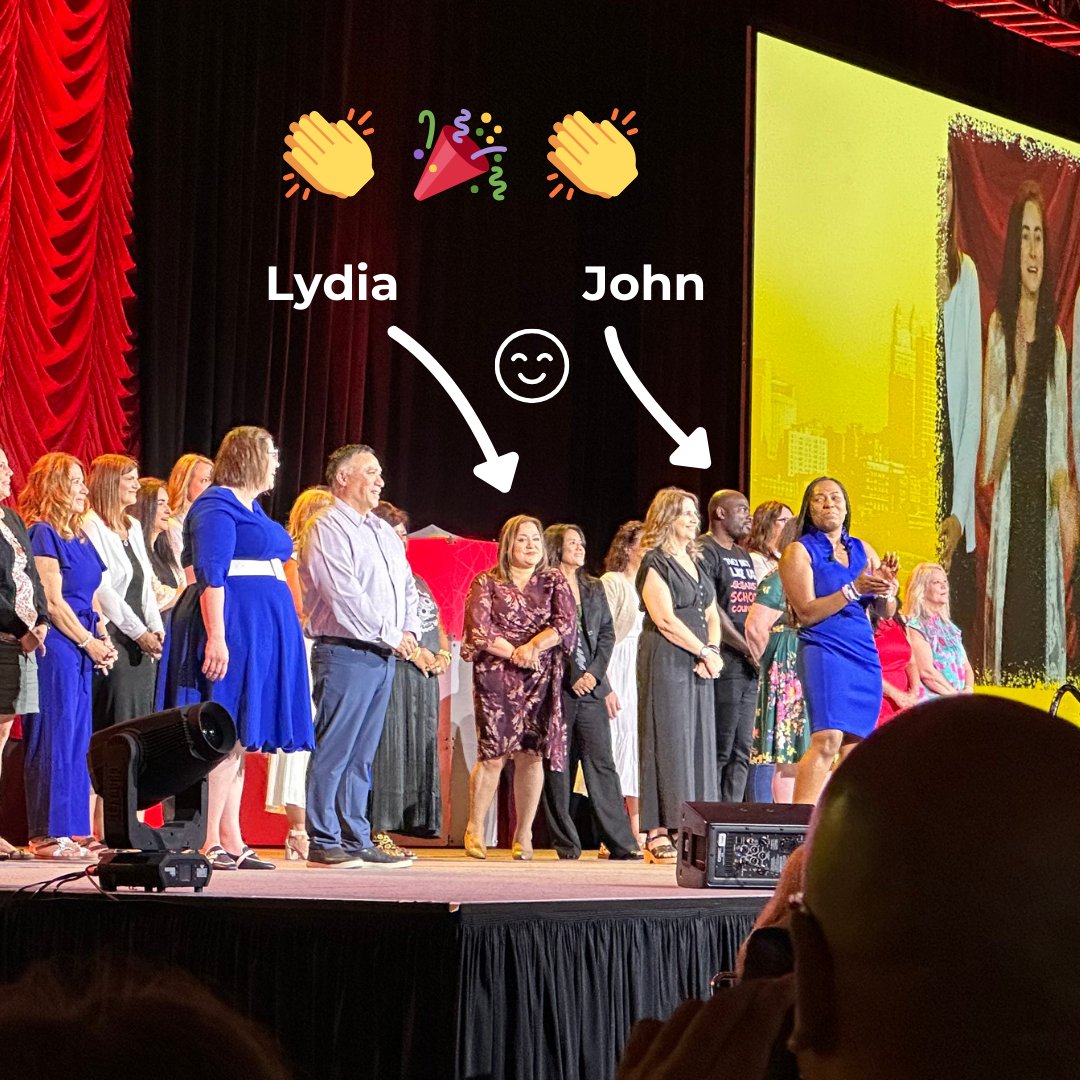 We loved seeing our team members Lydia and John recognized as State School Counselors of the Year at #ASCA24! Lydia McNeiley is this year's Indiana School Counselor of the Year, and John Nwosu is this year's Georgia School Counselor of the Year!
