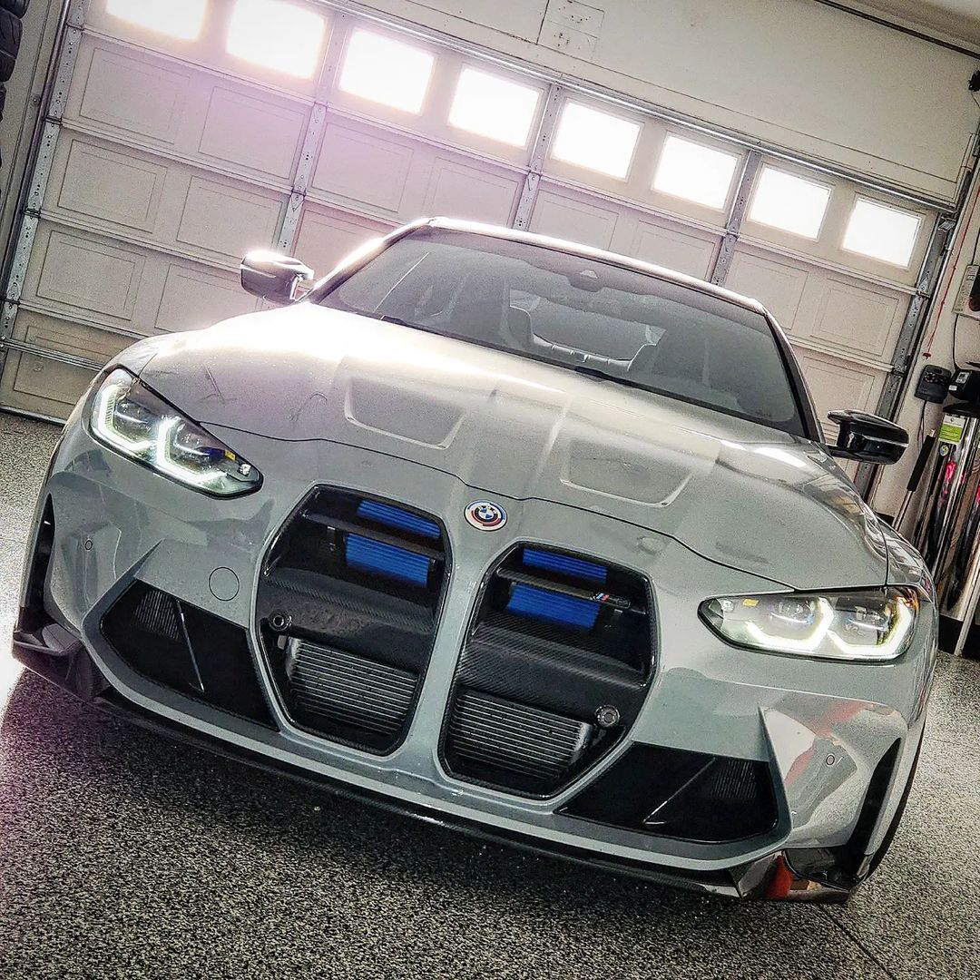 burger_tuning's tweet photo. Our G8x M3/M4 Dual Front Mount Cold Air Intake System now available in matte finish. 

Order now before they sell out again. 
https://t.co/IvQF3egcKB https://t.co/4fy7Tjyr0W