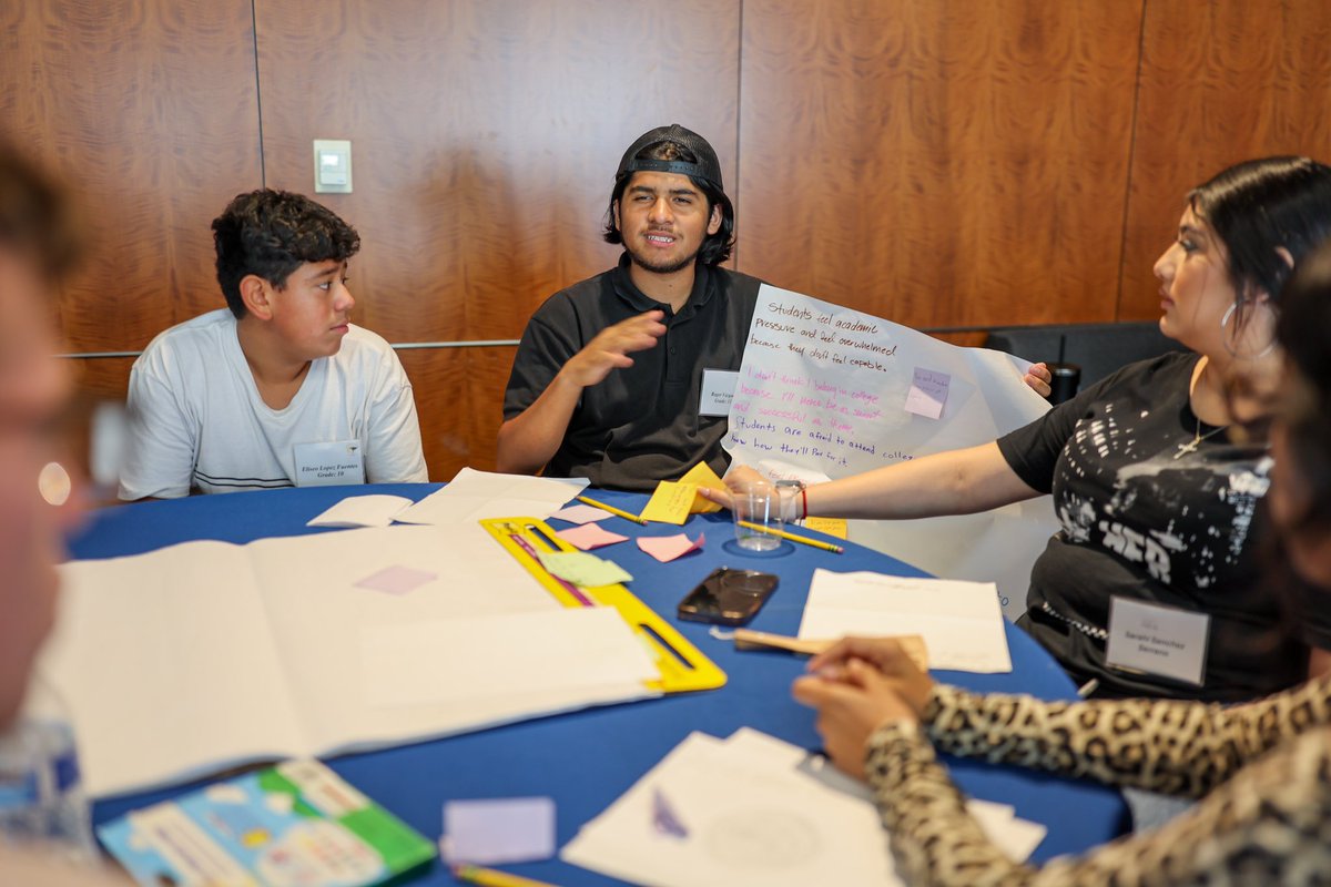 EllenNeufeldt's tweet image. @CSUSM hosted its inaugural @rep_4 Summit, welcoming over 40 HS students. The summit focused on making college more attractive and accessible. TY to our faculty—Dr. Sajith Jayasinghe, Dr. @JimmySW, and Dr. Matt Atherton—who guided students through the design-thinking process.
