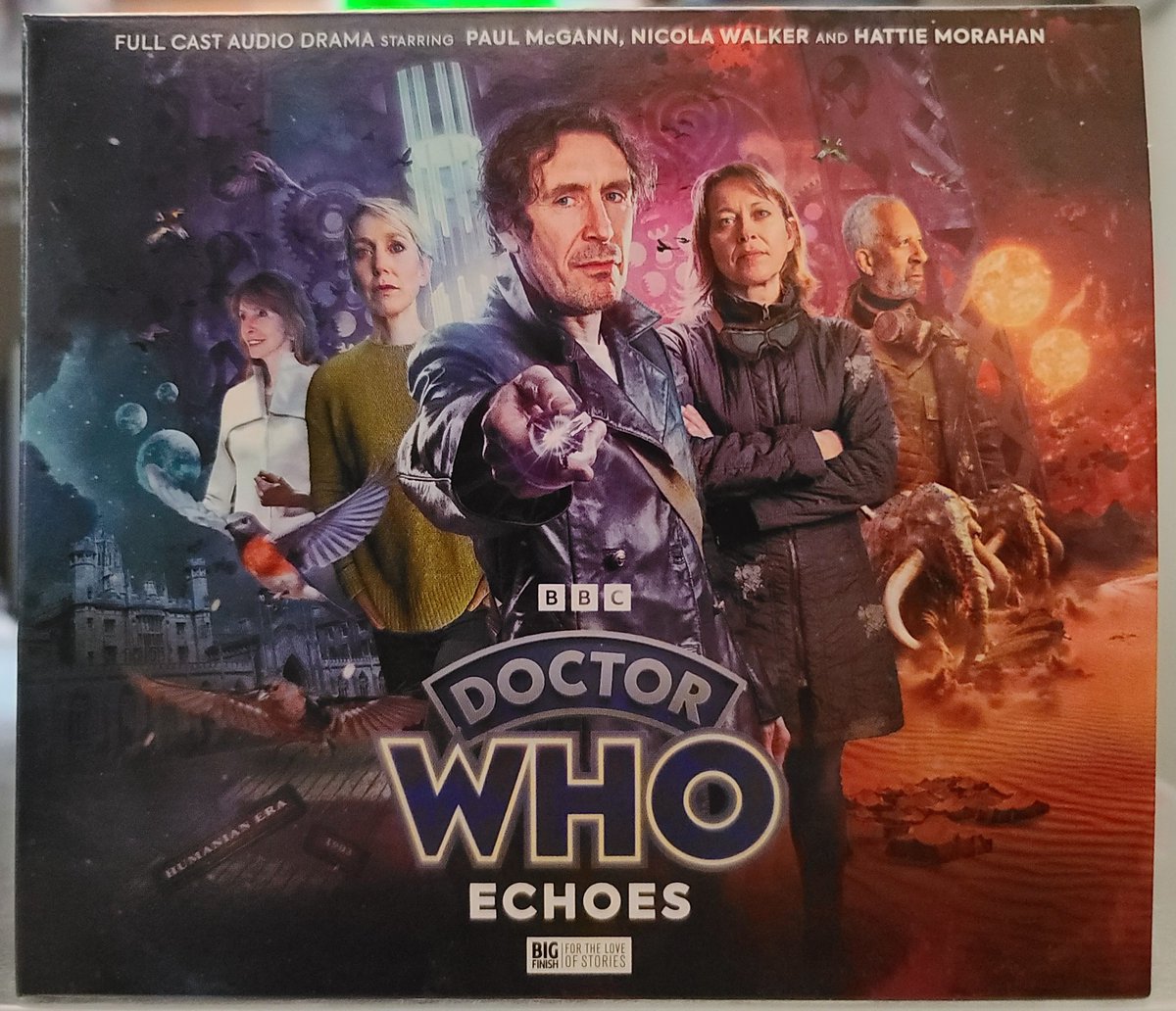 TheMetalWhovian's tweet photo. #NewProfilePic is my current #BigFinish listen, '8DA: Echoes' - "Birdsong" by Tim Foley, "Lost Hearts" by Lauren Mooney & Stewart Pringle, & "Slow Beasts" by Dan Rebellato. Yay for a new 8th Doctor audio! π #DoctorWho #8thDoctor #Echoes #LivChenka #HelenSinclair https://t.co/3QWRZU0fUc