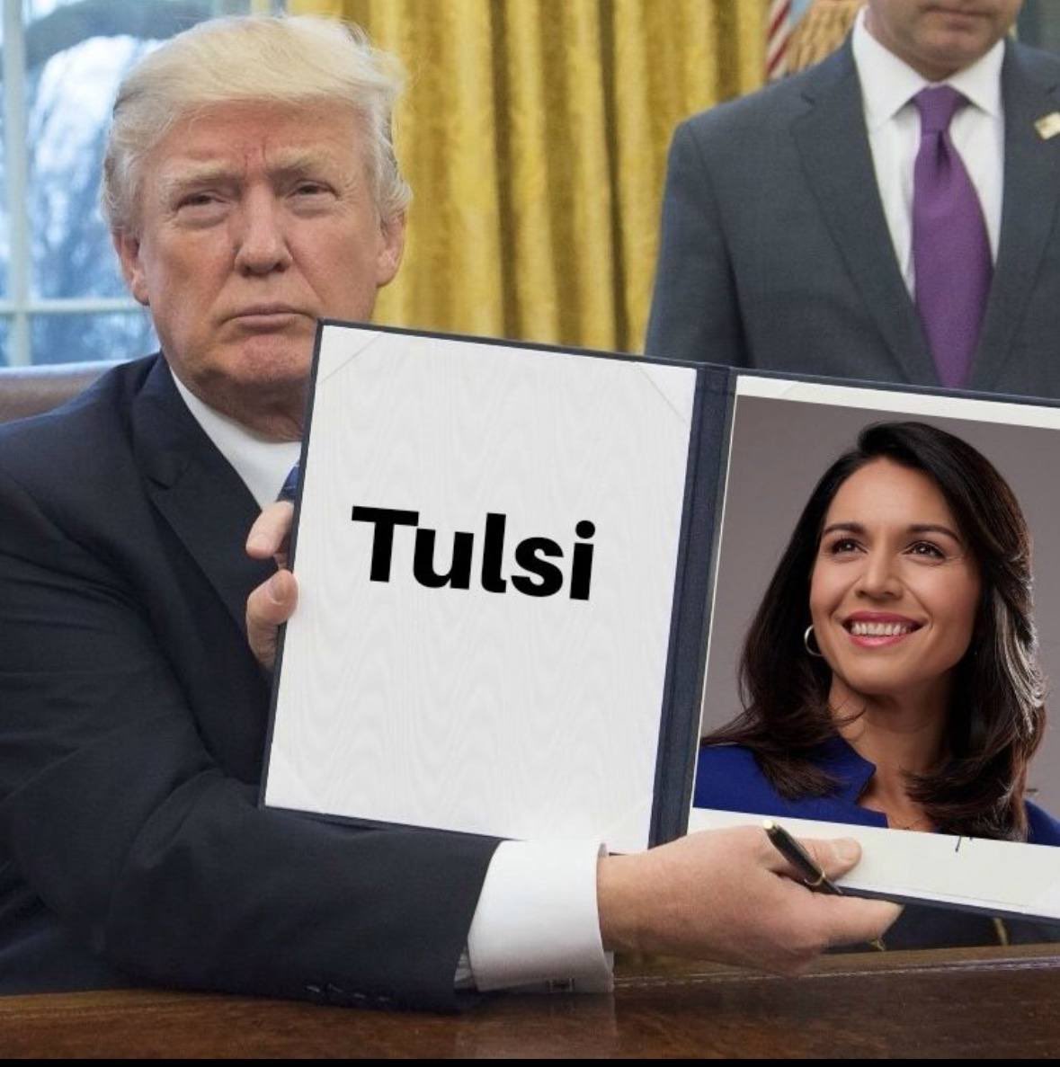 Foxy_Dubz's tweet photo. @Maximus_4EVR It’s going to be $toolsi gabbard for sure? https://t.co/i36tOJH2kF