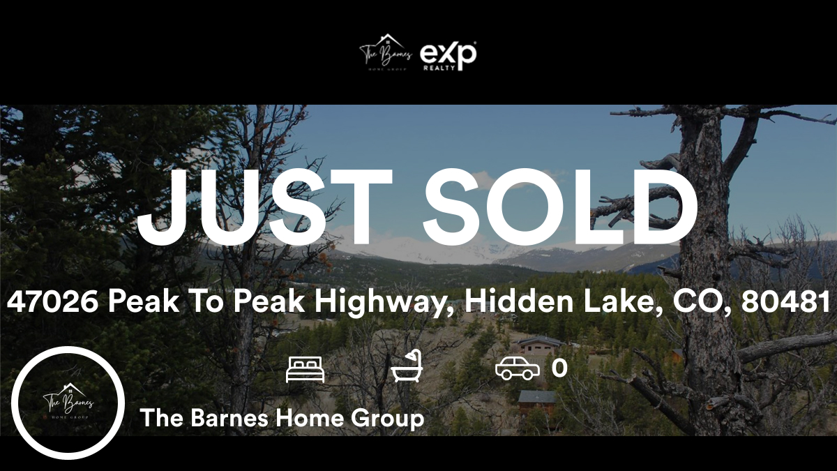 COhomeseller's tweet photo. 📍 47026 Peak To Peak Highway, Hidden Lake, CO, 80481

Our team’s latest sale on RateMyAgent
 40038276
https://t.co/b0QLlagobH

...
#ratemyagent #realestate #The_Barnes_Home_Group https://t.co/2BdVZKPyQ5