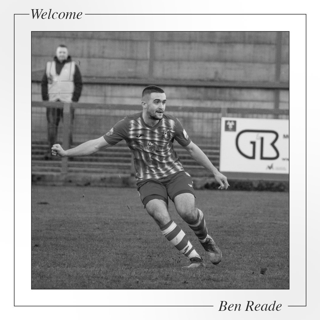alsagertown_fc's tweet photo. Alsager Town football club are delighted to announce the signing of Ben Reade. ✍️

The former @winsfordunited full back joins us after already starting the first 3 games of pre-season for the bullets. 

#upthebullets https://t.co/7a71aMDoNP