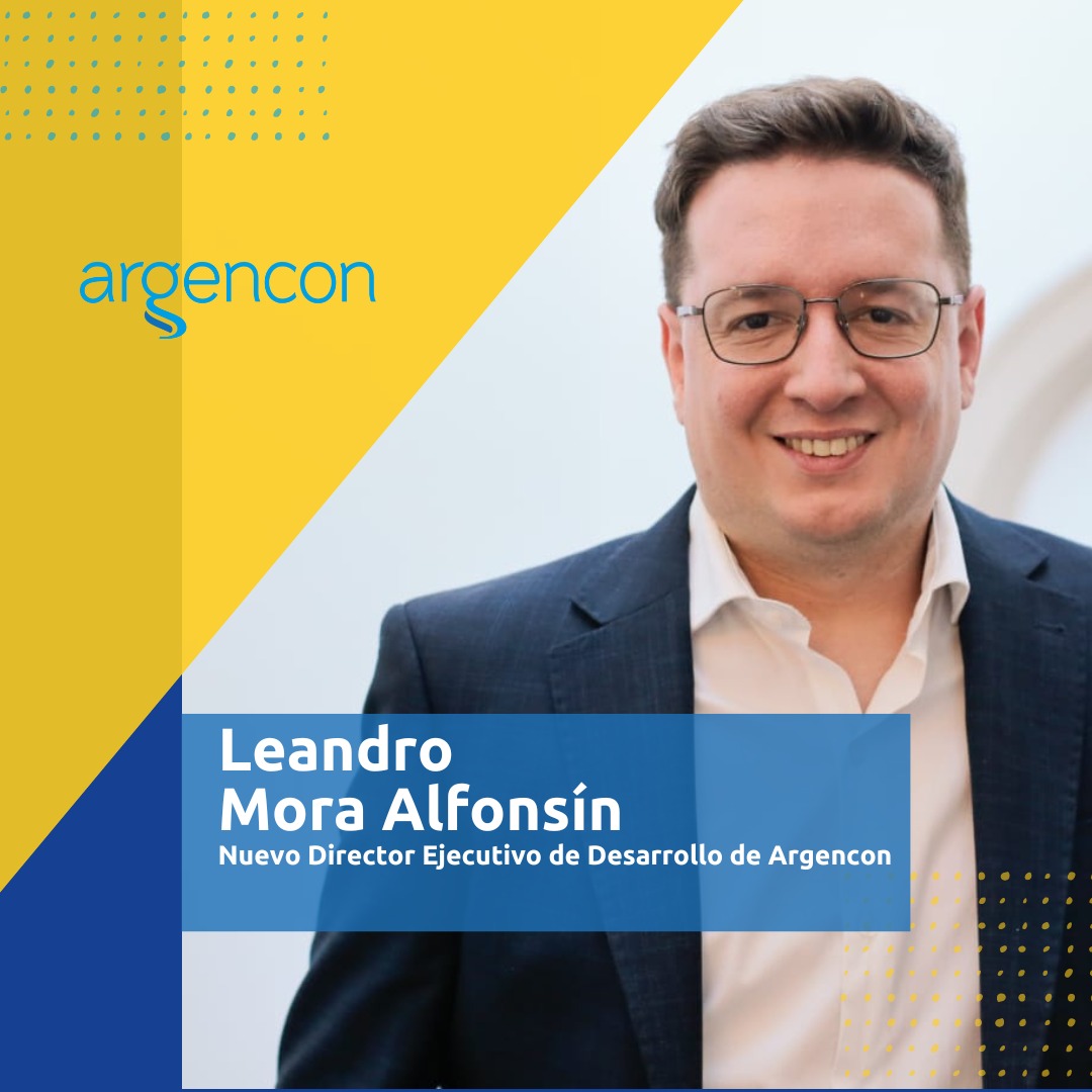Leandro Mora Alfonsín se suma a <a href="/Argencon/">Argencon</a>  como nuevo Director Ejecutivo de Desarrollo para profundizar la cercanía con los socios, desarrollar nuevos vectores de servicios y contribuir a una estrategia dinámica y proactiva de Argencon. <a href="/lmoraalfonsin/">Leandro Mora Alfonsín ⭐⭐⭐</a>