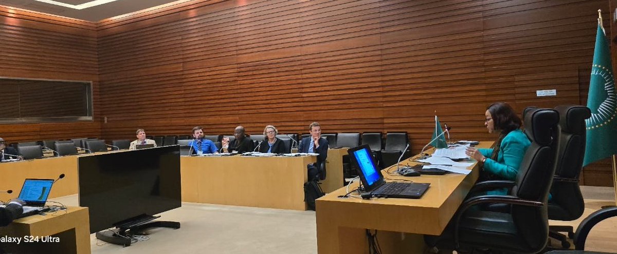 JosefaSacko's tweet photo. I held a meeting of #AUC-#Germany Agricultural Policy Dialogue on Strengthening Resilience of #Agri_Food System in Africa. I am pleased with update brief on project implementation, including additional resources from #BMEL to support #Post_Malabo Process &amp; Youth in #Agribusiness https://t.co/1ZczvwduVW