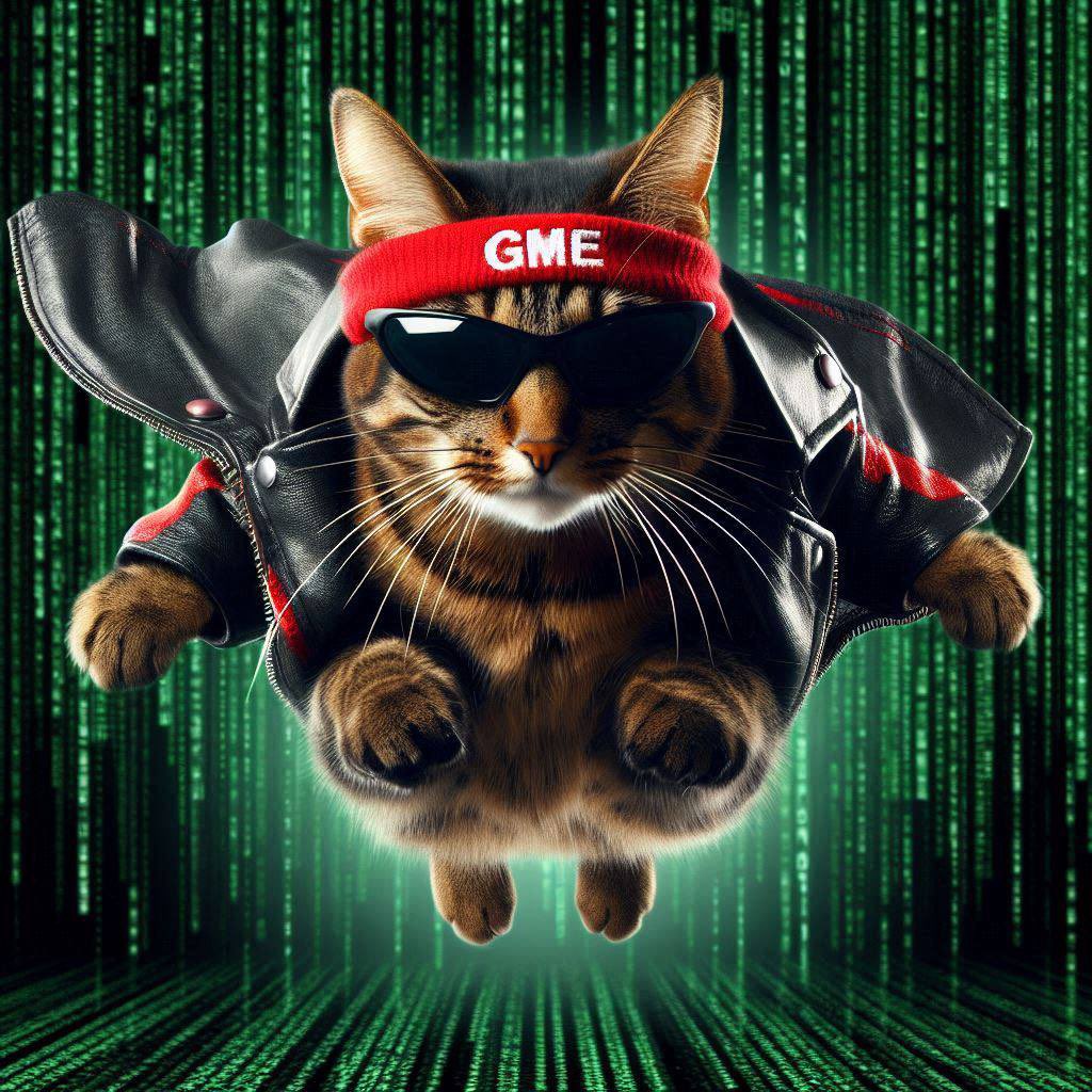 retzl1973's tweet image. Fuck the system and escape the Matrix with $GMECAT

$GMECAT did 230x by hitting 1.6M in June. Best opportunity to buy under 100K now, before new ATH hit as market takes reversal. Do the math!

#GameStop - Stocks 

$GMECAT - CAT OF #GAMESTOP 

 @TheRoaringKitty guides #GMECAT to…