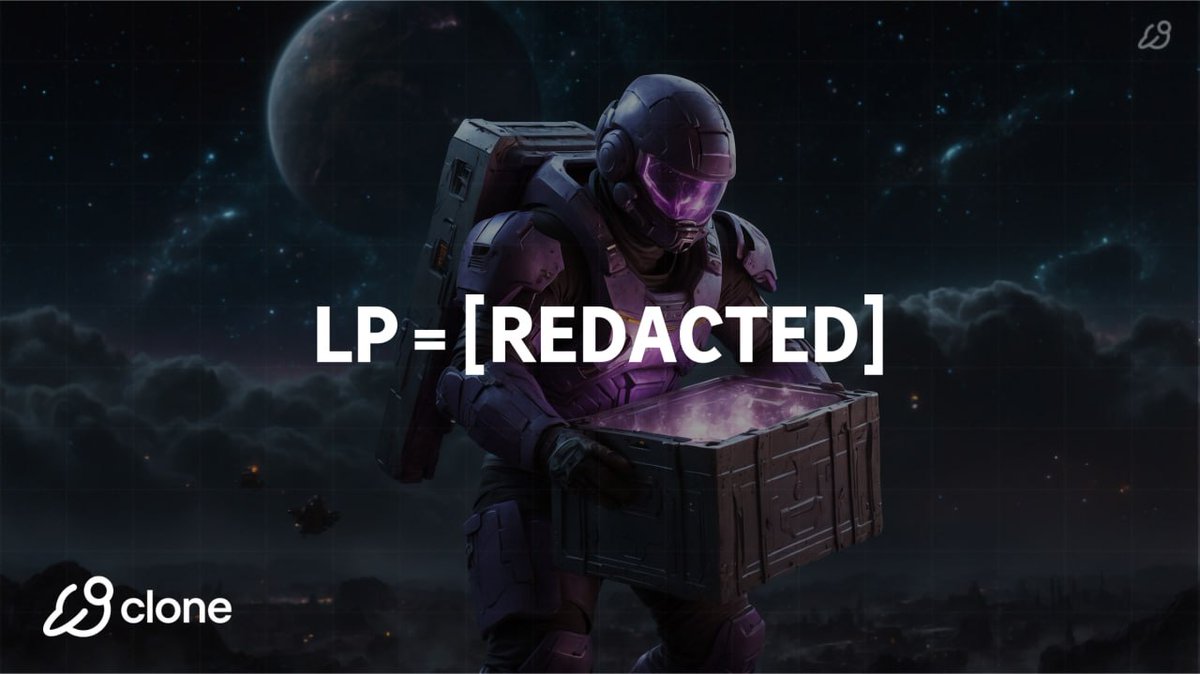 CloneProtocol's tweet image. Providing Liquidity = exposure to [REDACTED]!👀

Higher volumes of clAssets are boosting APRs for LPs while new points multipliers support even more rewards for your contributions 🚀

Participation makes a difference for Clone AND you.

Join the Grand Army early and help us…