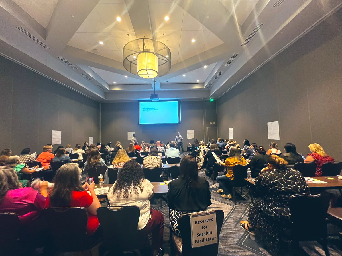 pymorenoo's tweet photo. It’s a full house for @loboestep &amp; @SBISDML’s session focused on collaboration with @Region4ESC on how to Elevate the Secondary Newcomer Journey! Making @TomballISD proud across Texas! #t3symp24 https://t.co/IXoFDVPvEc