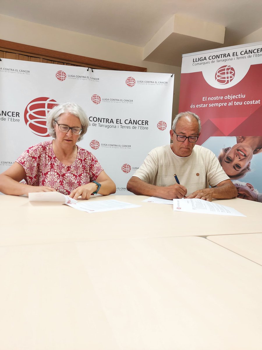 Avui hem signat la renovació del conveni de col•laboració amb <a href="/RemCambrils/">RemCambrils</a> pel l’activitat Voguem amb tu, una iniciativa dirigida a persones en procés de superació del càncer de mama a través de la pràctica de l’esport del rem❤️. Molt contents de continuar plegats aquest camí✨