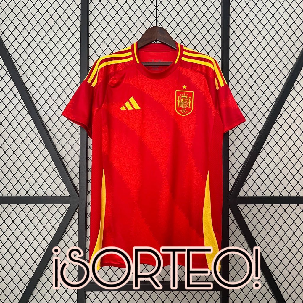 tv_futboleros's tweet photo. 💣🏆 ¡ SORTEO DE CAMPEONES!

👕🎁 ¿Quieres una camiseta de 'La Roja'? ¡Si este tweet llega a 650 RT sorteamos una!

Sólo tienes que:

1️⃣ RT este tweet
2️⃣ Darnos ❤
3️⃣ Seguirnos

💪🇪🇦 ¡Y LISTO! Puedes ser uno de los que gane la camiseta de los #Campeones de Europa.

#EURO2024 https://t.co/pv5cM8NYAj