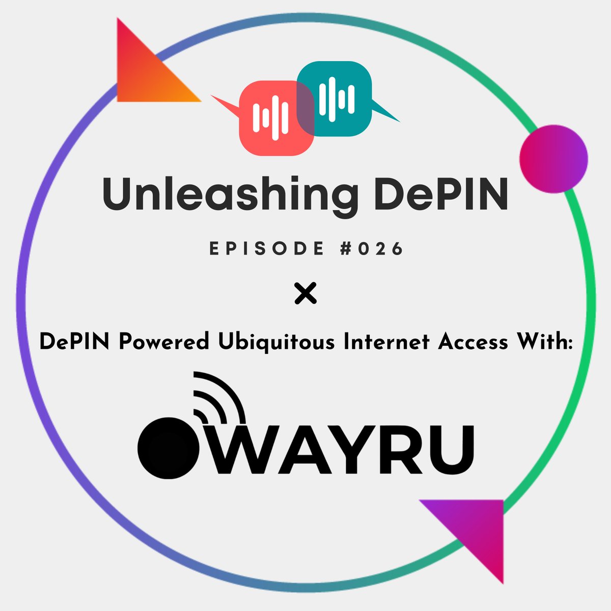 DePINUnleashed's tweet photo. 🚨Episode #026 of the @DePINUnleashed podcast with @WayruNetwork drops tomorrow, 7/16 @ 9AM PST🚀

🎙️Join us to chat with CEO and Founder @charvelchedraui as we unpack how his team is leveraging the power of #DePIN to build ubiquitous internet access🛜 https://t.co/psoDnq71ap