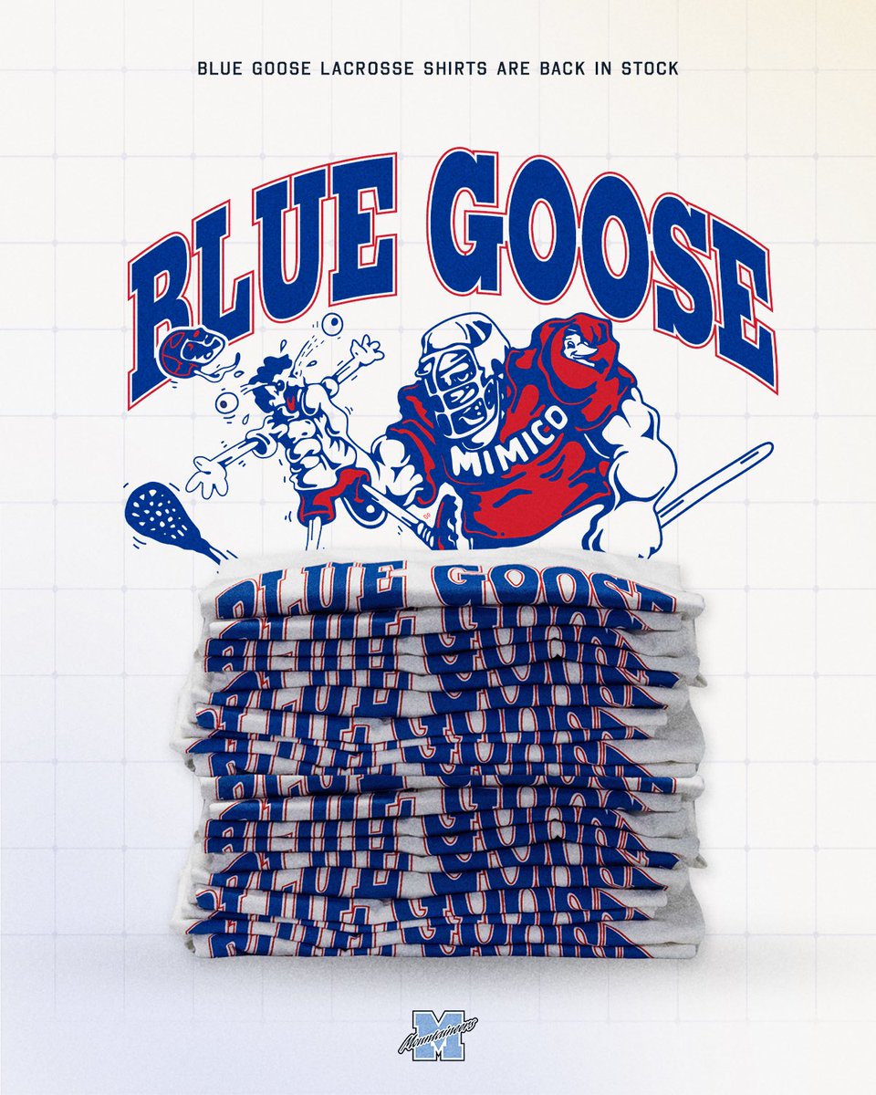 The best t-shirt in town is back in stock. 

Only available at Jr. A Mountaineers home games. Grab yours ahead of Game 3 tomorrow night at 8pm! #TheBlueGoose
