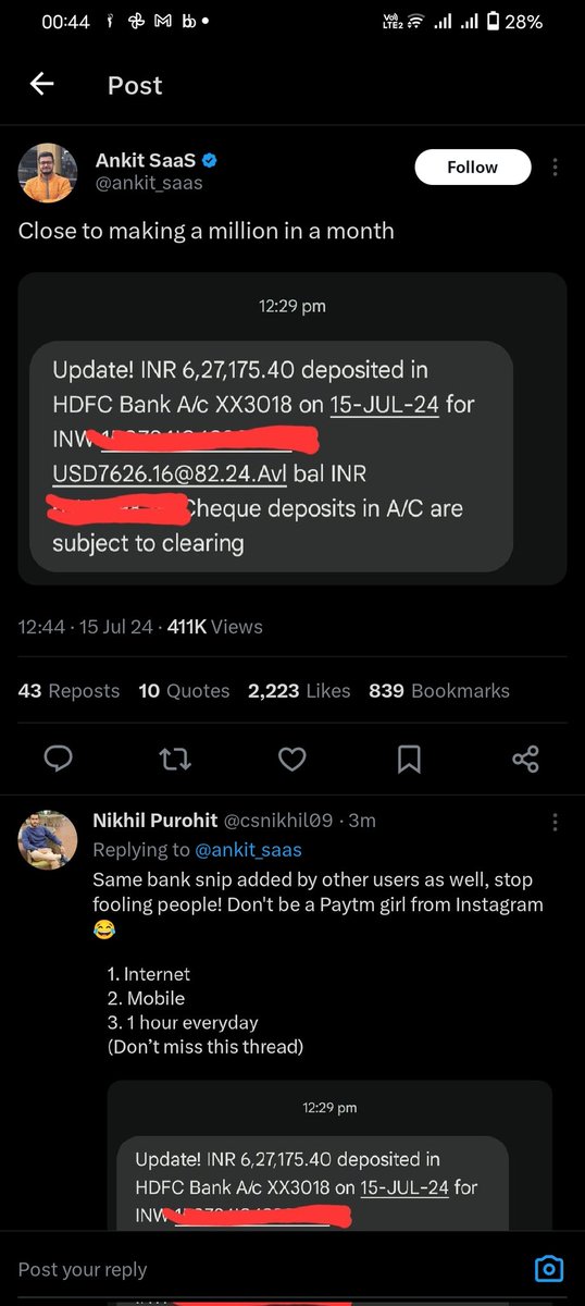 csnikhil09's tweet photo. @thetripathi58 Another Paytm Girl spotted! Stop fooling people https://t.co/CE21F7TIMO