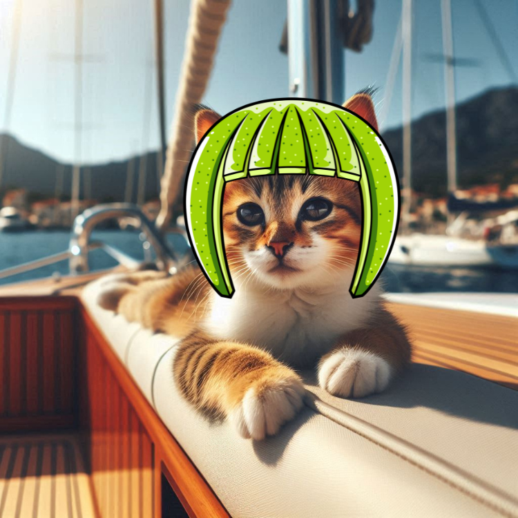 kinglimecat's tweet photo. Gm 🌅

#limecat hopes you are having a fun and relaxing summer! As one of our new community members said it:

"Can’t not be #limedup this Solana summer"

#cat #meme #solana #summer #cutecat https://t.co/3iLYKI7OlX