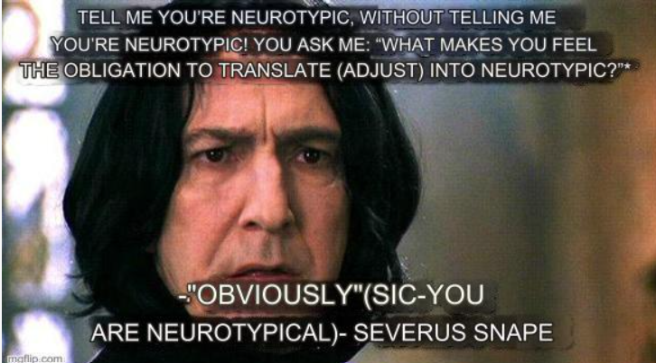 Catherine_2_0's tweet photo. #neurotypical #jokes #autisticculture #autistic #meme  #doubleempathyproblem https://t.co/Z1T92hfovv