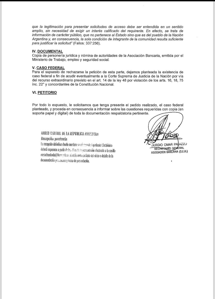 ORO ESFUMADO 
Milei está vaciando las reservas de oro del Banco Central de la Argentina y se las lleva al extranjero. El Diputado Nacional <a href="/SergioOPalazzo/">Sergio Omar Palazzo</a> elevó un urgente pedido de Información Pública y denuncia dos fechas: 7/6 y 28/6. 
Será un programa para la región?