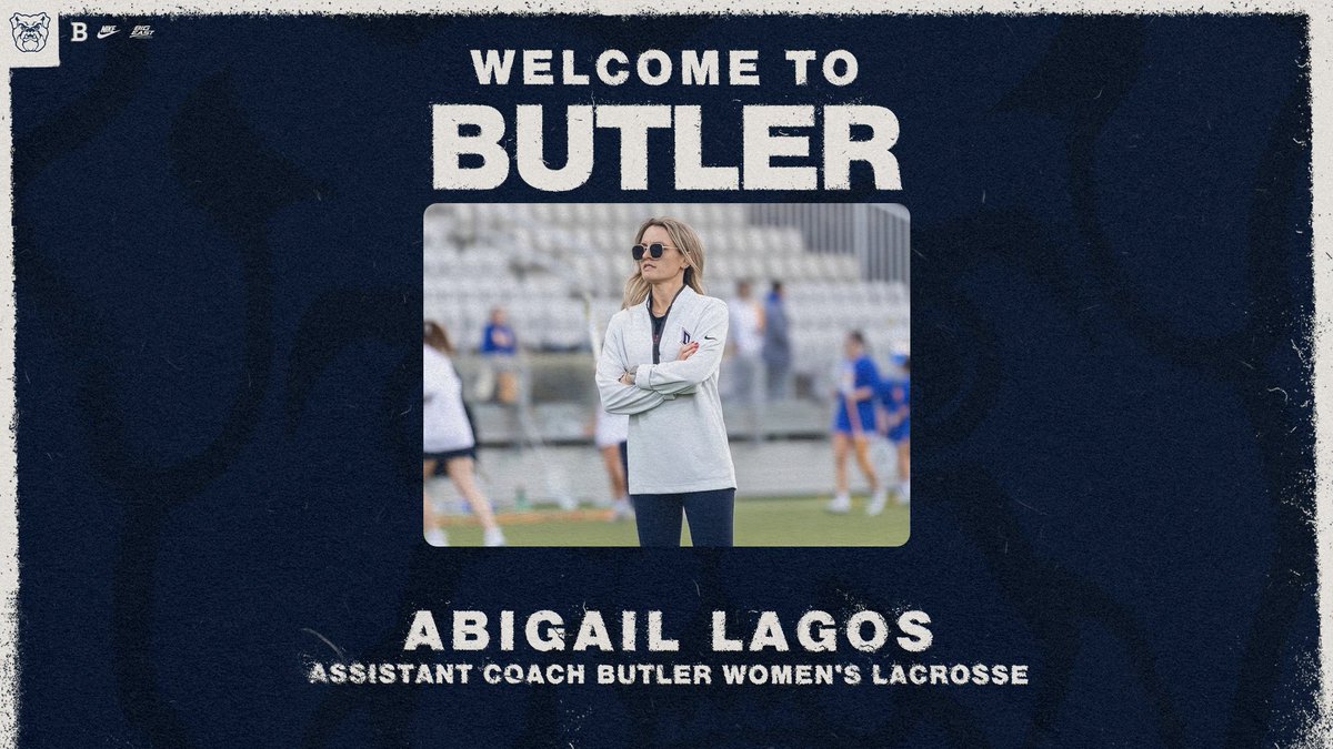 ButlerWLacrosse's tweet photo. Abigail Lagos joins Butler women's lacrosse staff as Assistant Coach

📝 -->> https://t.co/tf5Rgjm6cY

#ButlerWay https://t.co/aWHX9XYeUp
