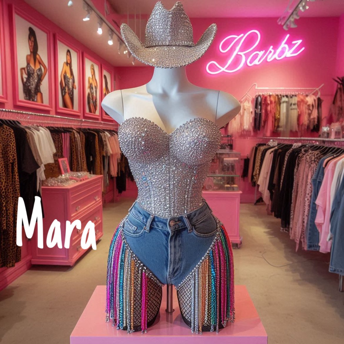 Mara_pink_beaut's tweet photo. #2LEG #GagCity #PinkFriday2WorldTour #NickiMinaj
#CowGirl https://t.co/hnnoMSUaxD