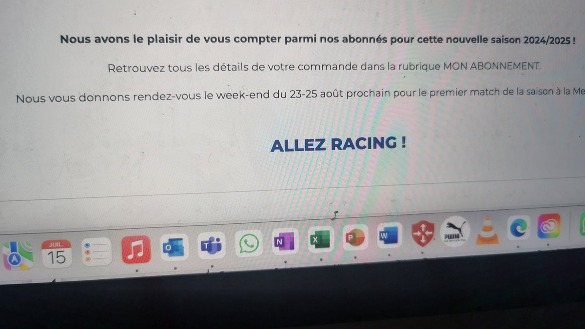 C'est reparti pour une saison ! Jetzt geht's los !! <a href="/RCSA/">Racing Club de Strasbourg Alsace</a>