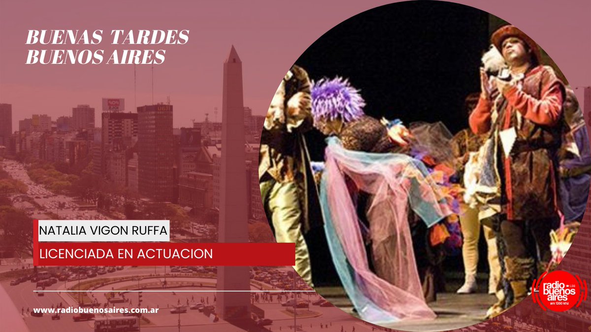 RBA1350am's tweet photo. 🔴 [AHORA] En #BuenasTardesBuenosAires

@natiruffa, licenciada en actuación presenta #MagiaMozart, un encuentro teatral, lúdico para niños y niñas de todas las edades.

El espectáculo se adapta a los distintos espacios y edades del público https://t.co/qoFda4985M