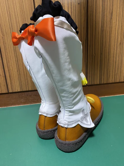 ヨヨちゃんのお靴出来た〜!びふぉーあふたー!