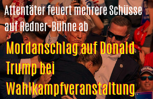 FreieWeltNet's tweet photo. Attentäter feuert mehrere Schüsse auf Redner-Bühne ab
Mordanschlag auf Donald Trump bei Wahlkampfveranstaltung
#FreieWelt #SvenvonStorch #SVS #Deutschland #Atentat #RednerBuhne #DonaldTrump #Wahl #Kampagne #Buter #Pennsylvania #Mordanschlag
https://t.co/S18TEnu4Xl https://t.co/W9Utg1cRBU
