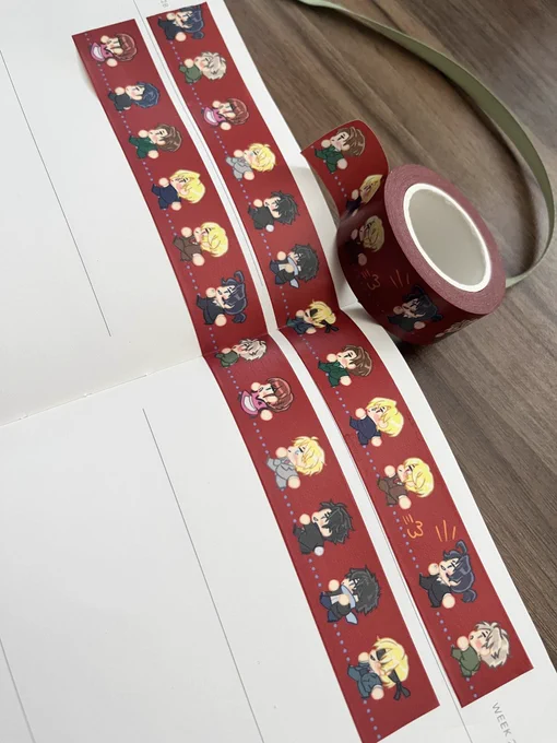 The September shop update will also include my lanyards leftovers (long overdue I know) and the new washi tape. Portions of sales will be donated to Palestine aid.