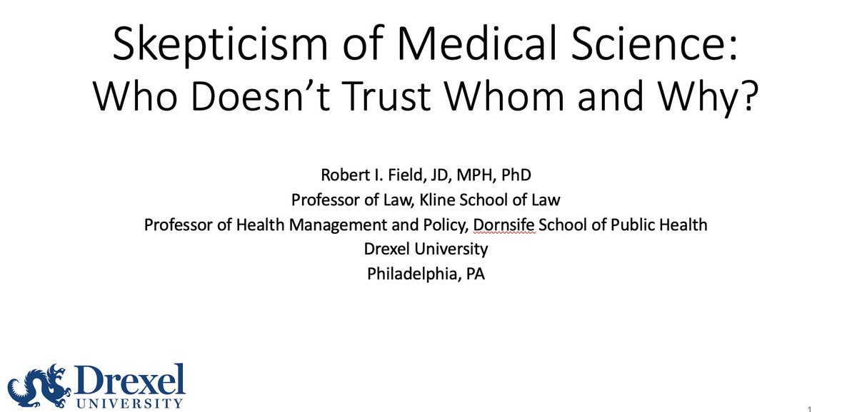 Robert I. Field (@robertifield) on Twitter photo Enjoyed presenting on skepticism of medical science and the role of #disinformation at the Brocher Foundation in Switzerland <a href="/drexelpubhealth/">Dornsife School of Public Health at Drexel Univ.</a> <a href="/DrexelKlineLaw/">Drexel University Thomas R. Kline School of Law</a> Enjoyed presenting on skepticism of medical science and the role of #disinformation at the Brocher Foundation in Switzerland <a href="/drexelpubhealth/">Dornsife School of Public Health at Drexel Univ.</a> <a href="/DrexelKlineLaw/">Drexel University Thomas R. Kline School of Law</a>