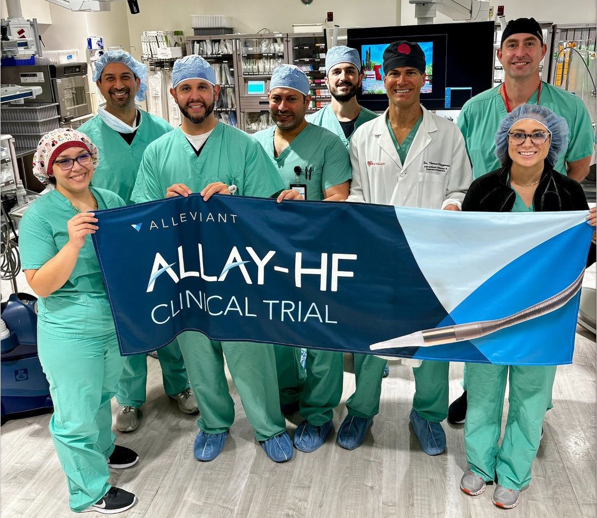 Alleviant Medical (@alleviant) on Twitter photo Congratulations to PI <a href="/DrTomWaggoner/">Thomas Waggoner</a>, Zander Herber and the team <a href="/TweetPimaHeart/">PimaHeartAndVascular</a> on their first #ALLAYHF randomization!
#atrialshunt #HFpEF #heartfailure #structuralheart #interventionalcardiology Congratulations to PI <a href="/DrTomWaggoner/">Thomas Waggoner</a>, Zander Herber and the team <a href="/TweetPimaHeart/">PimaHeartAndVascular</a> on their first #ALLAYHF randomization!
#atrialshunt #HFpEF #heartfailure #structuralheart #interventionalcardiology