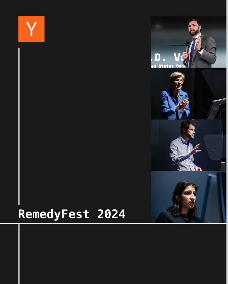lutherlowe's tweet photo. Fun fact: @JDVance1 was a keynoter at @ycombinator’s first policy event in DC, #RemedyFest, held earlier this year. 

Here is the summary of his remarks &amp; more about that event: https://t.co/vaeS0QexEA
