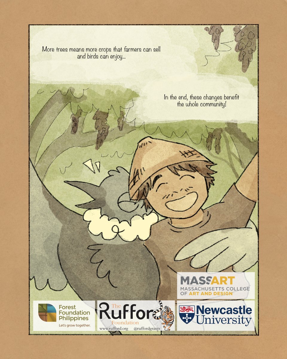 Jelaine Gan (@jelaine_gan) on Twitter photo Excited to share this sci-com comics collab w/ <a href="/HuWantsToKnow/">Caroline Hu</a> and artist Jessica.Stutman from <a href="/MassArt/">Massachusetts College of Art and Design</a>!
Sneak peak at "How birds can help farms and forest in the Northern Philippines", whole comics to be posted soon! Research supported by @rufford, FFP & <a href="/SciencesNCL/">Sciences at Newcastle</a> Excited to share this sci-com comics collab w/ <a href="/HuWantsToKnow/">Caroline Hu</a> and artist Jessica.Stutman from <a href="/MassArt/">Massachusetts College of Art and Design</a>!
Sneak peak at "How birds can help farms and forest in the Northern Philippines", whole comics to be posted soon! Research supported by @rufford, FFP & <a href="/SciencesNCL/">Sciences at Newcastle</a>