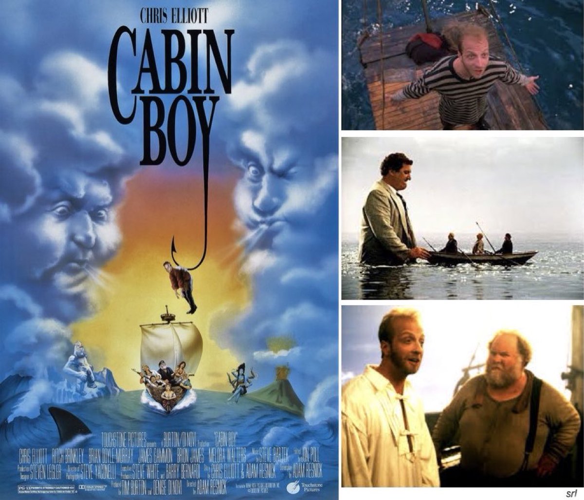 SaveRedlandLibr's tweet photo. 9:05pm TODAY on @TalkingPicsTV 

The 1994 #Fantasy #Comedy film🎥 “Cabin Boy” directed &amp; written by #AdamResnick (who co-wrote the story with #ChrisElliott)

🌟#ChrisElliott #RitchBrinkley #BrianDoyleMurray #JamesGammon #BrionJames #MeloraWalters https://t.co/j7mZarX8Wj