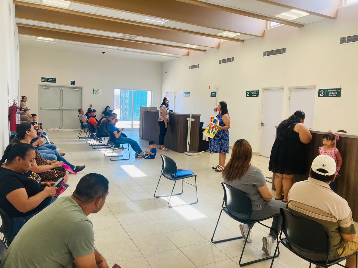 UPrieta's tweet photo. ✴️Stand informativo instalado en el UMF #19 de IMSS  🏥 en alusión al 🧡13 de Julio Día Mundial de la Sensibilización sobre el Trastorno del Déficit de Atención e Hiperactividad TDAH 🧡 
#InformateYcomparte    #tdahinfantil https://t.co/8rIqA7fSJk
