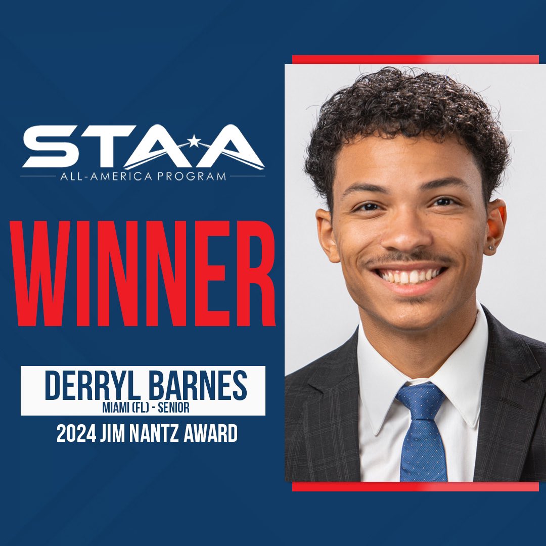 Congratulations to our very own <a href="/DerrylRoyce/">Derryl Barnes Jr.</a> South Elgin HS &amp; <a href="/SEHSBEACON/">SEHS BEACON</a> 2020 graduate for receiving the <a href="/STAAtalent/">STAA🎙</a> 2024 Jim Nantz Award! “The nation’s most outstanding collegiate sports broadcaster for 2024.”