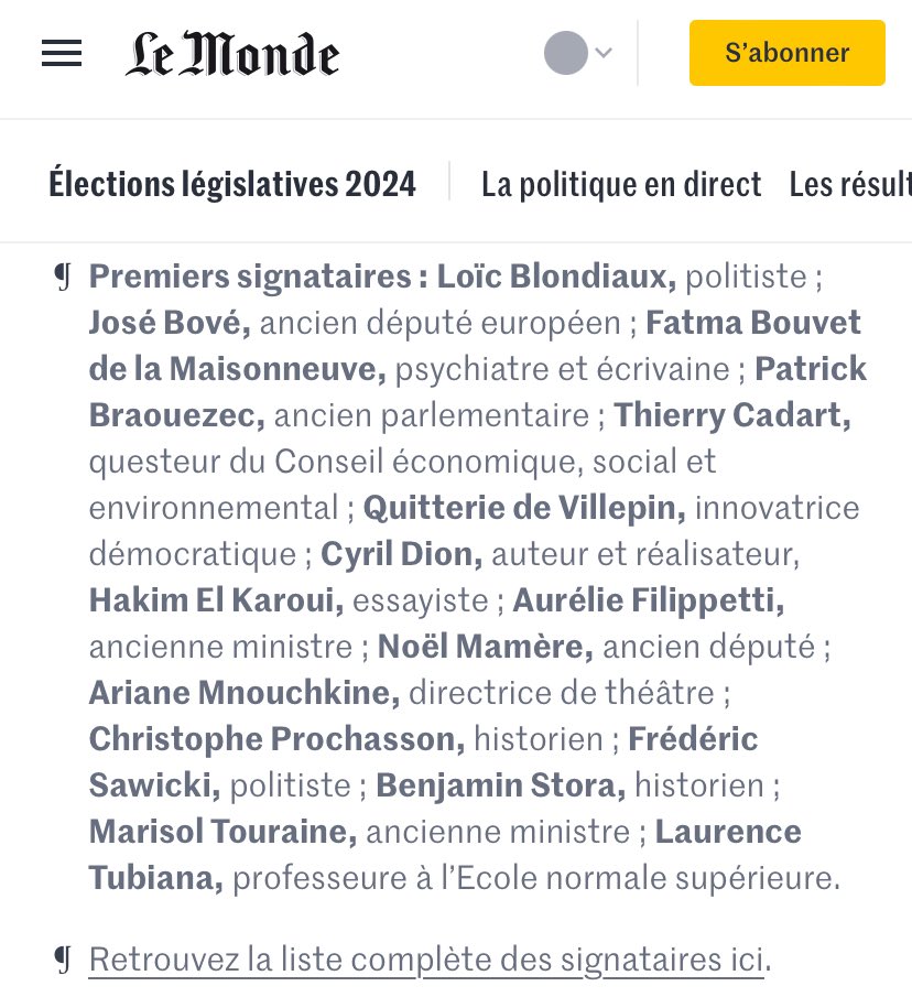 BMoon_bee's tweet photo. Voilà la tribune signée dans @lemondefr le 11/07 par @LaurenceTubiana : mettre à la poubelle le programme du NFP pour faire alliance avec Macron «Et très peu nombreux seront celles et ceux qui, dans le pays, tiendront rigueur au NFP d’avoir dévié de ce programme.» 

Pardon ?! https://t.co/uzUxY0KJnT