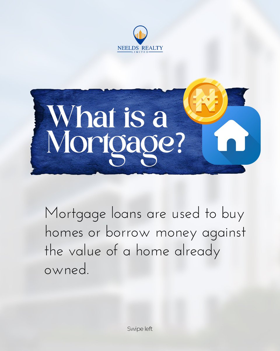 NeeldsRealty's tweet photo. Dreaming of owning your own home? Let’s demystify the mortgage process in Nigeria!
Swipe through for a quick overview, and visit our website for the full guide. Have questions? Drop them below or DM us!
#NigerianRealEstate #MortgageGuide #FirstTimeHomeBuyers #neeldsrealty https://t.co/pyvJqiuFVD