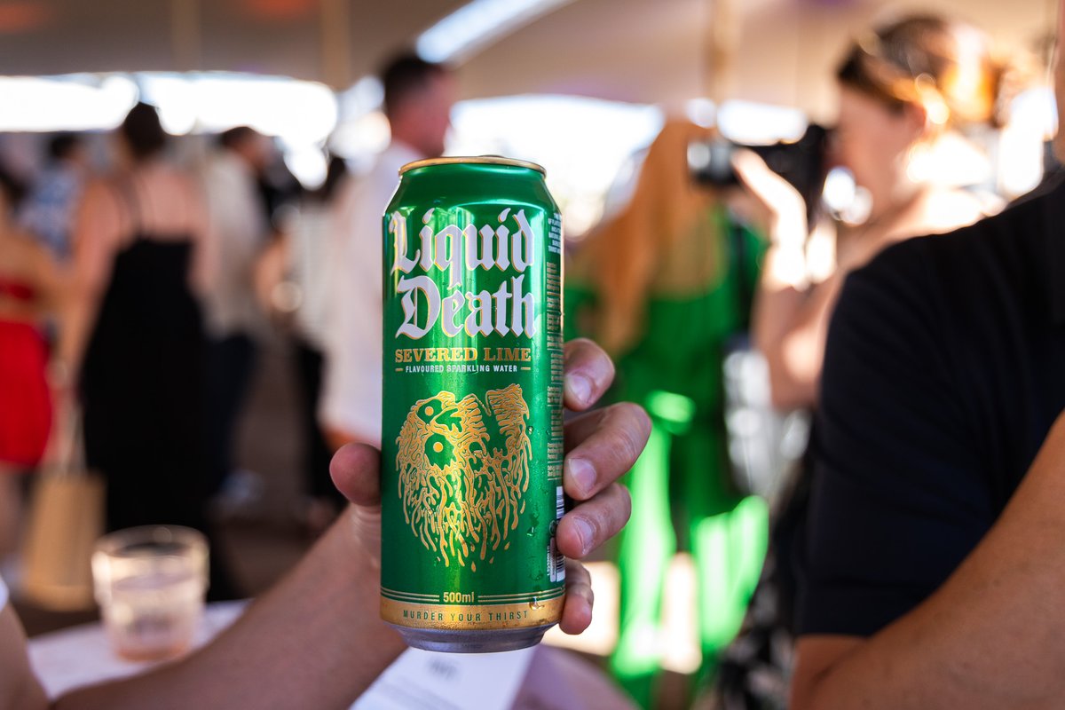 BrandInnovators's tweet photo. We were thrilled to have our pouring partners, @LiquidDeath, at all stages and experiences at our #BISummit, held during @Cannes_Lions! Thank you to Liquid Death for keeping us refreshed with their sparkling, still, and flavored water! #Cannes2024 #LiquidDeath #PouringPartners https://t.co/QntAwFOGba