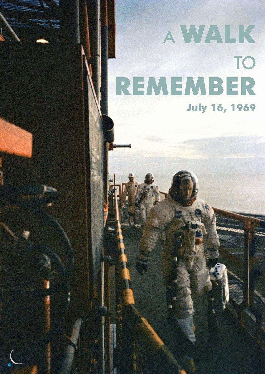 A WALK TO REMEMBER: 
Led by Neil Armstrong, the crew of the Apollo 11 
is seen arriving atop Pad A, Launch Complex 39  on July 16, 1969
#Apollo11  #space 

contactlight.de
forallmankind.de