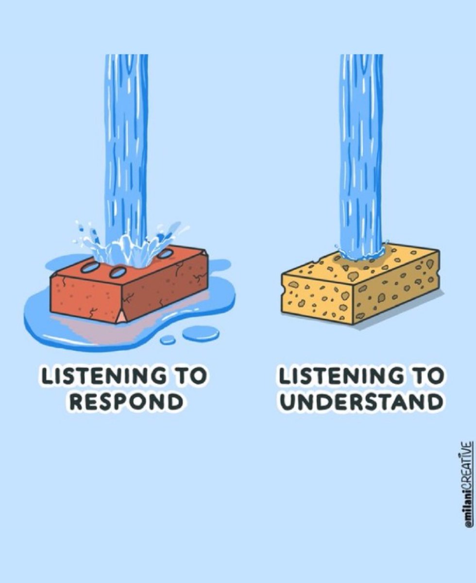 Listening enables a leader to understand the perspective of another and respond empathetically.

The best leaders actively listen to understand.
