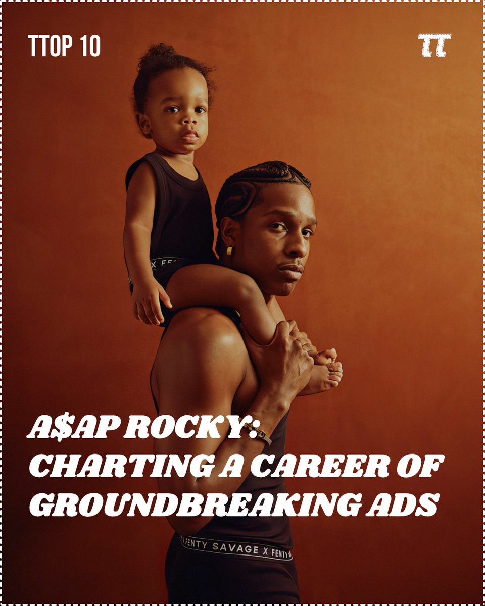 ttopthreads_x's tweet photo. TTOP 10 | A$AP ROCKY: A CAREER OF STUNNING ADS

Rocky by name, but smooth as silk in front of the camera. A$AP's Savage X Fenty family portrait is just the latest in a long line of iconic campaign images.

(THREAD)

#ASAPRocky #rihanna #fenty #fashion #ttopthreads https://t.co/H42oGf9uXU