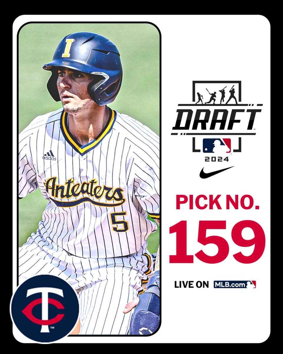 MLBDraft's tweet photo. With their 5th-round pick (No. 159 overall), the @Twins select @UCIbsb outfielder Caden Kendle.

Watch LIVE: https://t.co/tzt8Hes2Rj https://t.co/cse9f1hIKz